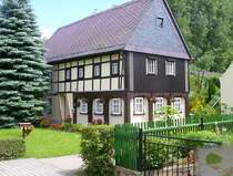 Umgebindehaus in Bertsdorf, Zittauer Gebirge 2004