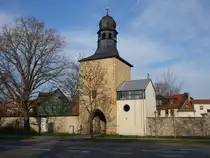 S�mmerda, Erfurter Tor am Stadtring, erbaut 1395 (07.04.2023)