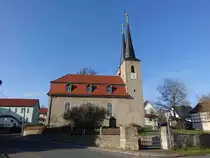Westerengel, evangelische St. Benedikt Kirche, erbaut 1822 (07.04.2023)