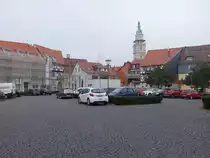 Bad Langensalza, Geb�ude am Entenlaich Platz (14.11.2022)