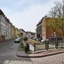 Die Grube in Wismar tr�gt die amtliche Bezeichnung M�hlenbach. (Mai 2023)