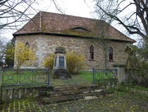 Griefstedt, evangelische Kirche, erbaut von 1695 bis 1697 (08.04.2023)