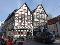 Erfurt, Fachwerkhuser am Benediktsplatz (10.04.2023)