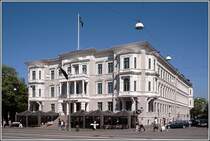 Eines der repr�sentativen Geb�ude an der Kungsportsavenyen in G�teborg. 09.05.2008