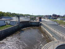 Sarpsborg, Borregaard Kraftwerk am Sarpefossen (20.05.2023)