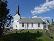 Setskog, evangelische Kirche, erbaut 1874 durch Gulbrand Johnsen (21.05.2023)