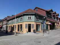 Hamar, Gesch�ftshaus in der Torggata Stra�e (22.05.2023)