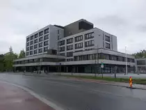 Gjovik, Rathausgeb�ude in der Strandgata Stra�e (23.05.2023)