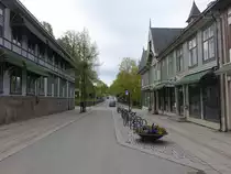Lillehammer, H�user in der Storgata Stra�e (24.05.2023)