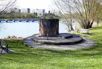 Freiburg, Bilder vom Seepark, entstanden aus dem Gel�nde der LGS von 1986, M�rz 2023