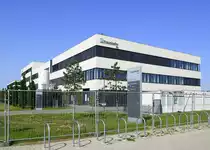 Freiburg, Neubau des Fraunhofer Instituts f�r Physikalische Messtechnik IPM, am Campus am Flugplatz, Mai 2023