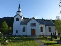 Sauland, evangelische Kirche, erbaut von 1854 bis 1863 durch Christian Heinrich Grosch (28.05.2023)