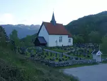 Seljord, evangelische St. Olav Kirche, erbaut von 1150 bis 1180 (28.05.2023)