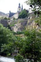 LUXEMBOURG, 20.06.2023, Blick auf die Michaelskirche, dem ltesten Sakralbau der Stadt