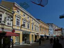 Blick am spten Samstagnachmittag in die Fugngerzone in St. Plten. 03.06.2023