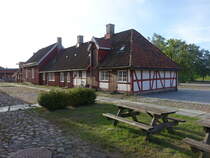 Stavern, Fachwerkhaus in der Storgaten Strae (29.05.2023)