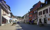 Elzach, Blick in die Hauptstra�e, Juli 2022