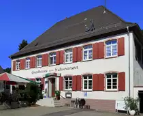Elzach, Gasthaus zum Schwanen an der Hauptstra�e, Juli 2022