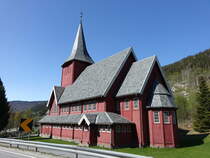 Hol, evangelische Kirche, erbaut 1924 durch den Architekten O. Stein (30.05.2023)