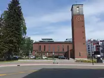 Lillestr�m, evangelische Kirche, erbaut 1935 durch Dagfinn Morseth (01.06.2023)