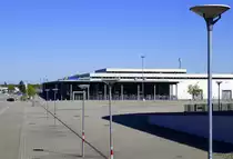 Freiburg, Geb�ude der Neuen Messe am Flugplatz, April 2022