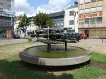 P�ttlingen, Brunnen am Rathausplatz (16.07.2023)