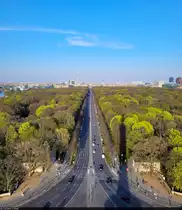Die 67 Meter hohe Siegess�ule erm�glicht einen Blick auf das Zentrum Berlins. Im Vordergrund f�chert sich die Stra�e des 17. Juni auf.

🕓 22.4.2023 | 18:45 Uhr