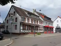 G�dingen, Fachwerkhaus in der Saargem�nder Stra�e (14.07.2023)