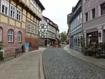 Nordhausen, Fachwerkh�user in der Barf��erstra�e (30.06.2023)