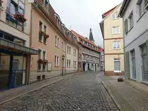 Nordhausen, Fachwerkh�user in der Kranichstra�e (30.06.2023)