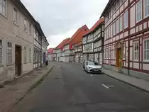 Duderstadt, Fachwerkh�user in der Hinterstra�e (29.06.2023)