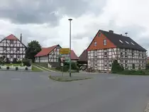 Klein Lengden, Fachwerkh�user in der Ketzhagen Stra�e (29.06.2023)