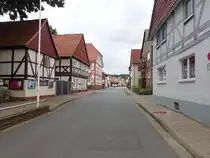 Krebeck, Fachwerkh�user in der Hauptstra�e (29.06.2023)