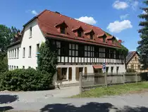 W�nschendorf, Fachwerkh�user in der Kirchgasse (25.06.2023)