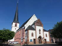 Crimmitschau, evangelische St. Laurentius Kirche, erbaut bis 1513 (24.06.2023)