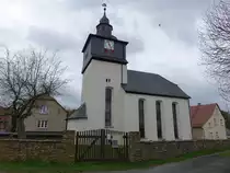 Burkersdorf bei Weida, evangelische Kirche, Chorturmkirche, Umbau um 1700 (29.04.2023)