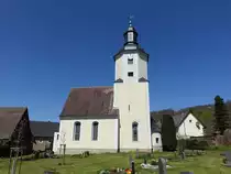 Pohlitz, evangelische Dorfkirche, erbaut 1723 (30.04.2023)