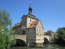 Altes Rathaus in Bamberg an der Regnitz. Aufnahme vom 25.05.2023