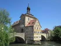 Altes Rathaus in Bamberg an der Regnitz. Aufnahme vom 25.05.2023