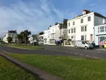 Deal, Huser an der Dover Road, Grafschaft Kent (02.09.2023)