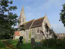 Langley, Pfarrkirche St. Mary, erbaut von 1851 bis 1853 durch William Butterfield (03.09.2023)