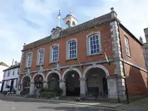 Rye, Rathausgebude in der Market Street, East Sussex (03.09.2023)