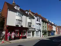 Lewes, H�user in der High Street, East Sussex (04.09.2023)