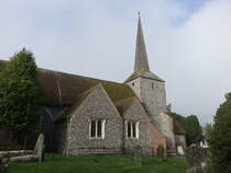 Eynsford, Pfarrkirche St. Martin, erbaut im 13. Jahrhundert (05.09.2023)