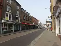 Maldon, H�user und Gesch�fte in der High Street (06.09.2023)