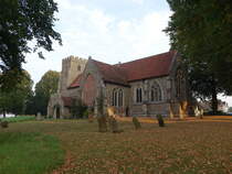 Great Sampford, Pfarrkirche St. Michael, erbaut im 12. Jahrhundert (07.09.2023)