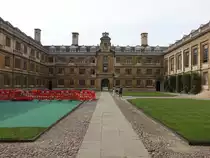 Cambridge, Clare College, gegr�ndet 1326 vom Kanzler der Universit�t, Richard Badew (08.09.2023)
