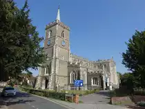 Ware, Pfarrkirche St. Mary, erbaut im 13. Jahrhundert, restauriert im 19. Jahrhundert durch George Godwin (09.09.2023)