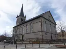 Gehren, evangelische St. Michael Kirche, erbaut von 1830 bis 1834 (23.04.2023)