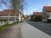 Nahwinden, Fachwerkh�user an der Dorfstra�e (23.04.2023)